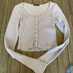 Brandy Melville Purple Zelly top